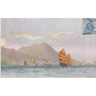 Chine - Hongkong - Carte postale ancienne